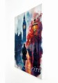 Kolory Londynu – Big Ben i latarnie w malarskiej kompozycji