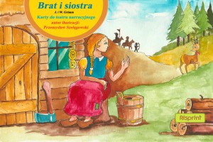 "Brat i siostra" książka kamishibai 