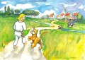 Kamishibai  karty narracyjno - obrazkowe knk-R04 Wydawnictwo Risprint                                                  autor ilustracji: Mariusz Grzemski
