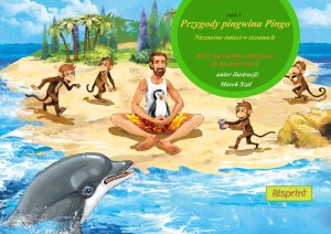 " Przygody pingwina Pingo "  Część I : Nieznośne śmieci w oceanach - książka kamishibai