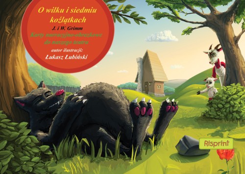 Kamishibai "O wilku i siedmiu koźlątkach" knk-R09 - Wydawnictwo Risprint, publikacje z serii: legendy kamishibai, baśnie kamishibai, bajki kamishibai    